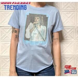 Rod Stewart Concert Tee Paper Thin Rock Band Tshirt Tshirt